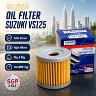 SUZUKI Oil Filter VS125 Penapis Minyak Hitam Plug & Play Raider Belang150 Smash FX125 FX150