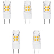 5-Pack GY8.6 G8 LED Bulb 3W, 120V 30W Halogen Replacement Bulb, Improved Version G8/GY8.6 Bi-pin Bas