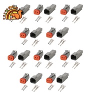 DT 2-Pin Waterproof Electrical Connector DT06-2S DT04-2P Inlet Air Temperature Sensor Plug with Roun
