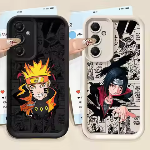 Anime N-Narutos ITACHI Soft TPU Phone Case for Samsung Galaxy A05 A20 A06 A11 A16 A12 A03 A50 A04 A1