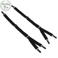 DayDayTo Shirt Stays Garter Belt Suspenders Elastic Shirt HolderAdjustable Sock Suspender sg