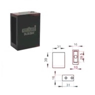 Hollow Square Pipe Connector 10 x 30 Mm To Black Wall Hollow Tube 1x3 Cm Connector To Wall 1x3 Cm Ma