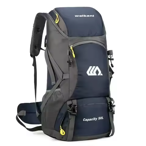 50L Travel Backpack Camping Bag For Men Large Hiking Bag Tourist Rucksack Waterproof Outdoor Sports