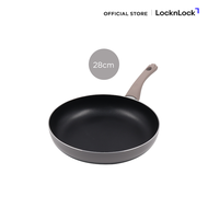 LocknLock กระทะก้นแบนเคลือบอะลูมิเนียม Grano IH Cookware ขนาด 28 cm. รุ่น CAF2872IH