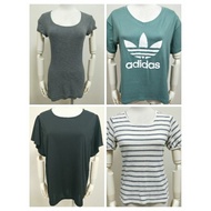 244F-Second-Hand Short-Sleeved Round Neck T-Shirt Casual Outing Home