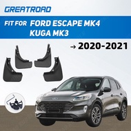 4pcs Car udflaps For Ford Escape mk4 Kuga mk3 2020 2021 ud Flaps Splash Guards udguards ud Flap Fron