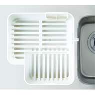 ASVEL 4455-BK Pose Wide Drainer Set, Black Control water flow with ease,preventing spills and messes