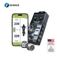 FOBO Bike 2 Wireless Bluetooth TPMS for Motorcycles - Silver