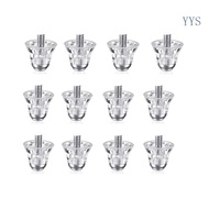 YYS 12Pcs Metal Tipped Football Stud Soccer Cleats Football Boot Spikes Soccer Cleats for Training C