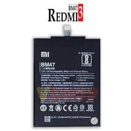 PTR Baterai Batre Xiaomi Redmi 3 Redmi 4x BM47 Original