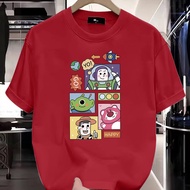 T-shirt fashion popular dengan 7 warna saiz T-shirt lengan pendek biasa M-2XL T-shirt lelaki T-shirt