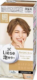 Kao Liese Bubble Hair Colouring Natural Series Chiffon Brown