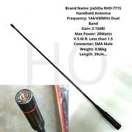 JIASIDA RHD-771S SMA Male Antenna 144/430MHz Dual Band 20W Antenna