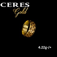 GOLD RING ITALIAN DESING 916/22K
