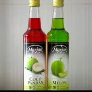 Sirup MARJAN BOUDOIN Rasa Melon dan Cocopandan 1 Dus isi 12 -