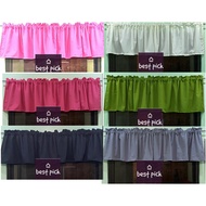AFFORDABLE VALANCE CURTAIN/SCHOOL CURTAIN 15*58inches