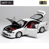 New

 MOTORHELIX diecast model 1/18 New Honda Integra Type R (DC2) Pre-Facelift early version car mo