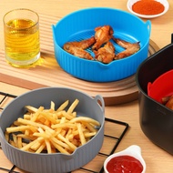 【COLORFUL】Oil Free Cooking with Reusable Silicone Pot NonStick Basket Liner for Air Fryers