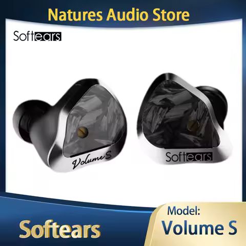 SoftEars Volume S HIFI In-Ear Earphones monitor IEMS 2DD 2BA Hybrid Drive Headphone Sports Earplug R