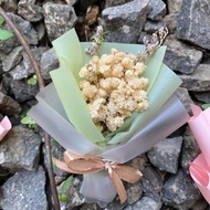 Olive kado - buket bouquet bunga kering mini sedang pelengkap hiasan kado