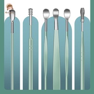 ABongBang 6 Pcs Ear Cleaner Kits Earpi Stis Earwax Remover Ear Pi Cleaning Ear Cleanser Spoon Earpi 