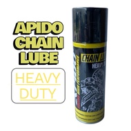 APIDO HEAVY DUTY CHAIN LUBE SPRAY CHAIN OIL MINYAK RANTAI (240ML)