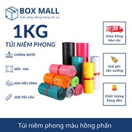 [Size 28x42 cm] Sealed bag size 28x42 cm, pink Box Mall packing bag super thick and super tough