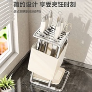 Shelf 2025 Knife Rack Knife Holder Kitchen Knife Rack Chopsticks Knife Stainless Steel Kitchen Knife