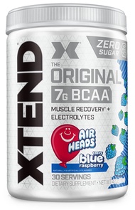 XTEND Original BCAA Powder Airheads Candy Flavor, 7g BCAA and 2.5g L-Glutamine, Sugar Free Post Work