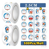 ❉ Q Funny Doraemon Series 02 . Kids Rewards Stickers ❉ 500Pcs/Roll DIY Diary Scrapbooking Sealing La