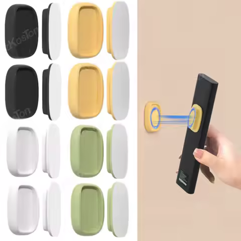 2-4-8 Pack Upgraded Magnetic Remote Control Holder Wall Mount - Enhanced N52 Magnets & Stronger Adhe