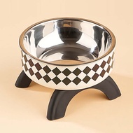 AP AIMAYAPET Pet Food Bowl Cat Dog Stainless Steel Feeding Bowl - 4 Styles