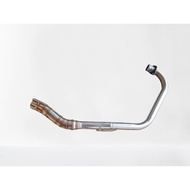 LEHER Knalpot stainless inlet 50/ D 50Leher Tiger Megapro Gl pro mp