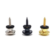 youn Electric Guitar Strap Lock Screws Guitar Strap End Pin Tail Nail Lock Button Pegs for Acoustic 
