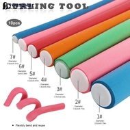 YOUNGSTAR 10pcs Soft Flexible No Heat Hair Curling Rod Hair Curler Makers Foam Bendy Twist Curls Fle