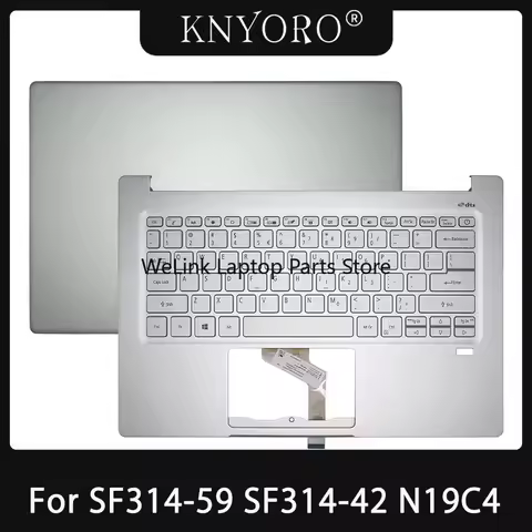 New Lcd Back Cover Top Lid Sliver 14" For Swift 3 SF314-59 SF314-42 N19C4 60.HSFN2.002 AM2WG000100 P