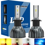Erruson H4 H11 9005 Car LED Foglight 3000K Yellow Light gold light 9006 h7 h1 h3 9004 9007 9012 H13 