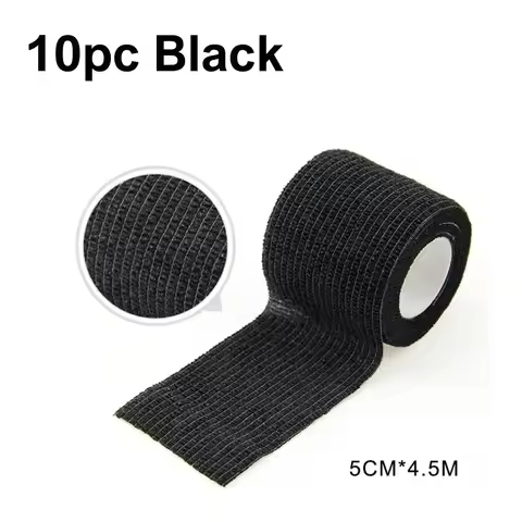 6/12pc Rolls of Self Adhesive Tape Non-Woven Cohesive Bandage Wraps Pet Bandages Camouflage Sport Se