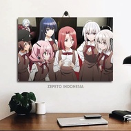 HIASAN DINDING KAYU Waifu Spy Kyoushitsu Bedroom Display 20X30 / Zepeto Indonesia/ Custom Waifu Anim