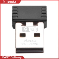 WIFI6 USB WIFI Network Card 286.8Mbps 2.4GHz USB Dongle Wi-Fi Adapter 802.11b/g/n/ax for PC/Laptop/Desktop