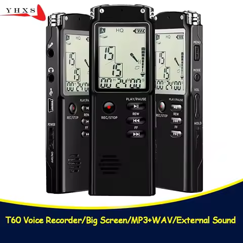 Portable 32GB Original Voice Recorder USB Professional 96 Hours LCD Dictaphone Digital Audio Voice R