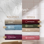 Sultera DARK BURGUNDY - Bath Towel Sultera Tuala Mandi Baginda Hotel Towel Tuala Hotel Ready Stock