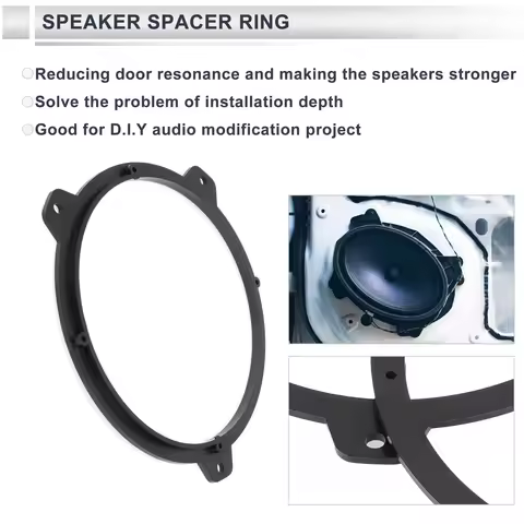UXCELL Speaker Spacer Ring Tweeter Speaker Spacer Adapter for BMW 3 (E46) Waterproof Speaker Subwoof