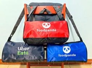 快速出貨 外送風 熊貓 foodpanda & UberEats 35cm 防水帆布包 斜背包 單肩包