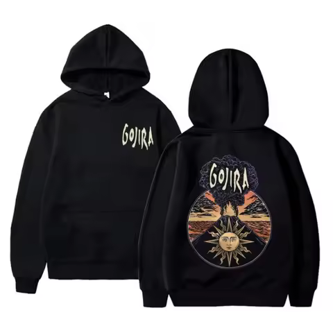 Limited French Metal Band Gojira Magma Music Album Cover Hoodies Men New Regular Fit Hooded Casual S