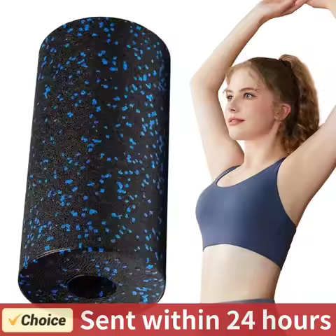 Foam Roller Exercise Roller High Density Muscle Roller Multi-Function EPP Hollow Massage Roller Non 