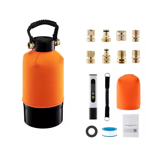 SucceBuy Deionized Water System for Car Wash with DI Resin & TDS Meter Spot-Free Deionized Water Fil