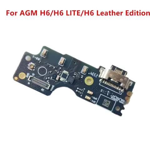 Original New For AGM H6 LITE H6 Leather Edition Cell Phone Inside Parts Usb Board Charging Dock Repl