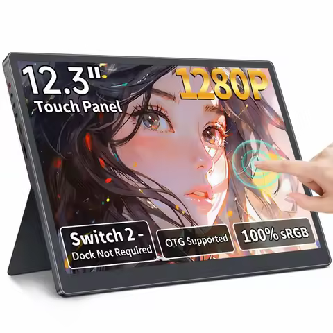 HAILESI S123E 12.3" Portable Display SHARP 3:2 Aspect Ratio 100% Color Gamut Original Panel + Full L