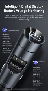 Baseus MultiFunctional  (MP3 player/Car Voltage monitor/Battery Charger/Answering CALL/PlayBack from
